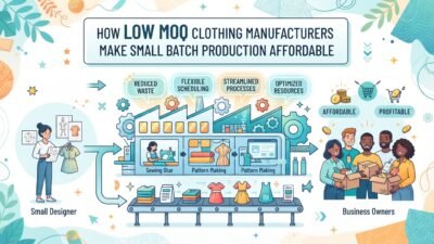 Low MOQ Clothing Manufacturers