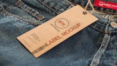 personalized jeans tags