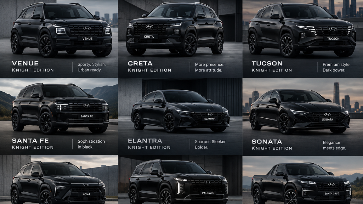 Hyundai’s Knight Edition Models Across the Range