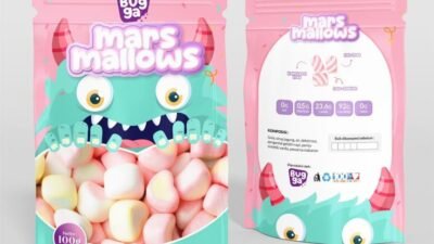 Custom Marshmallow Mylar Bags