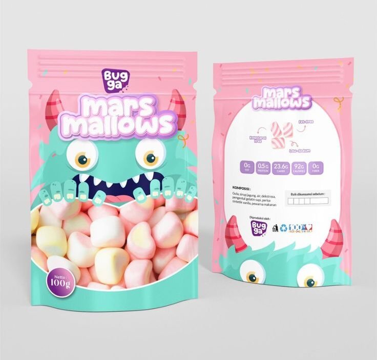Custom Marshmallow Mylar Bags