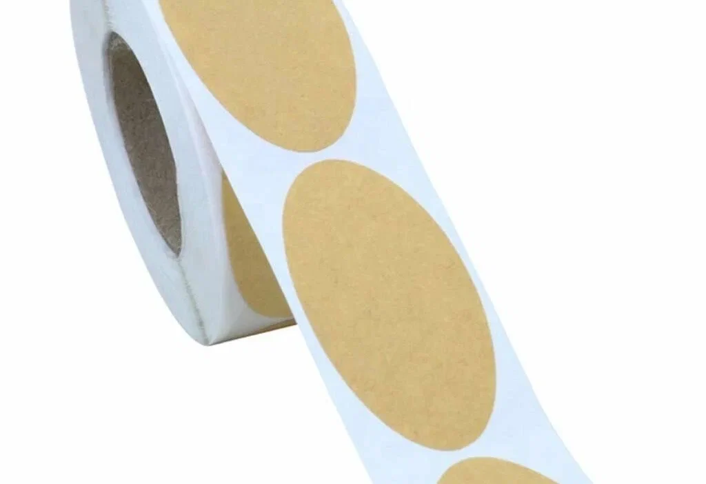 Oval Roll Labels